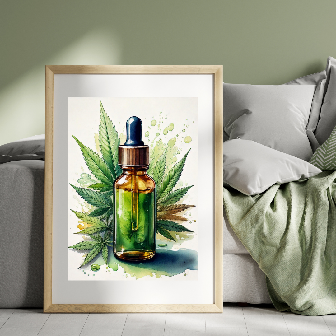 Cannabis Art Mockup 2