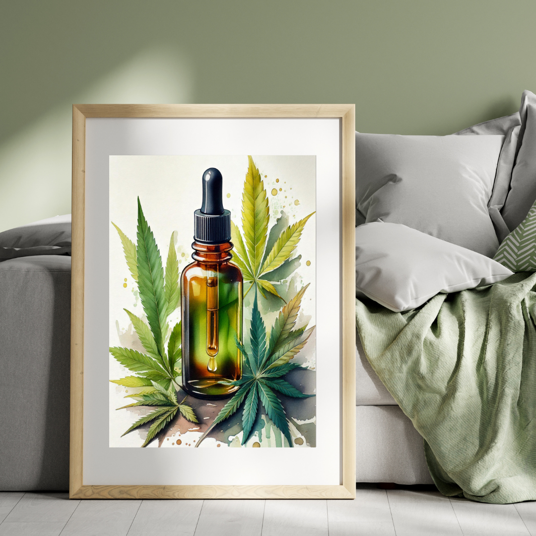 Cannabis Art Mockup 2