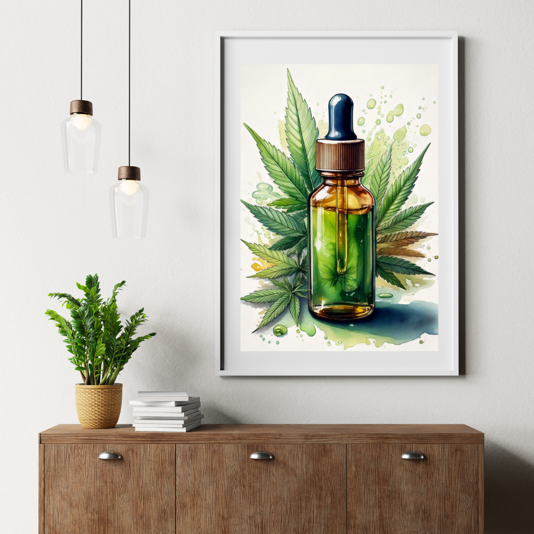 Cannabis Art Mockup 5