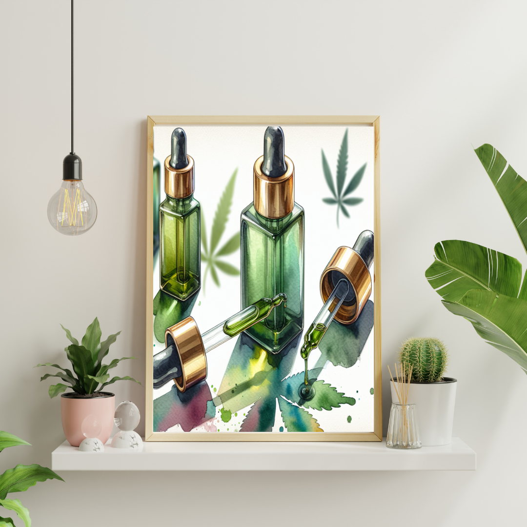 Cannabis Art Mockup 7