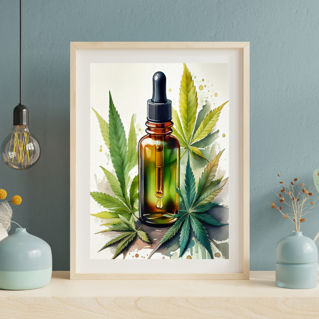 Cannabis Art Mockup 3