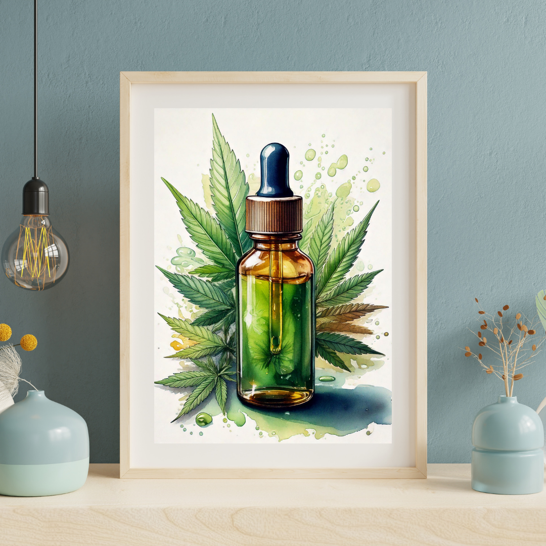 Cannabis Art Mockup 3