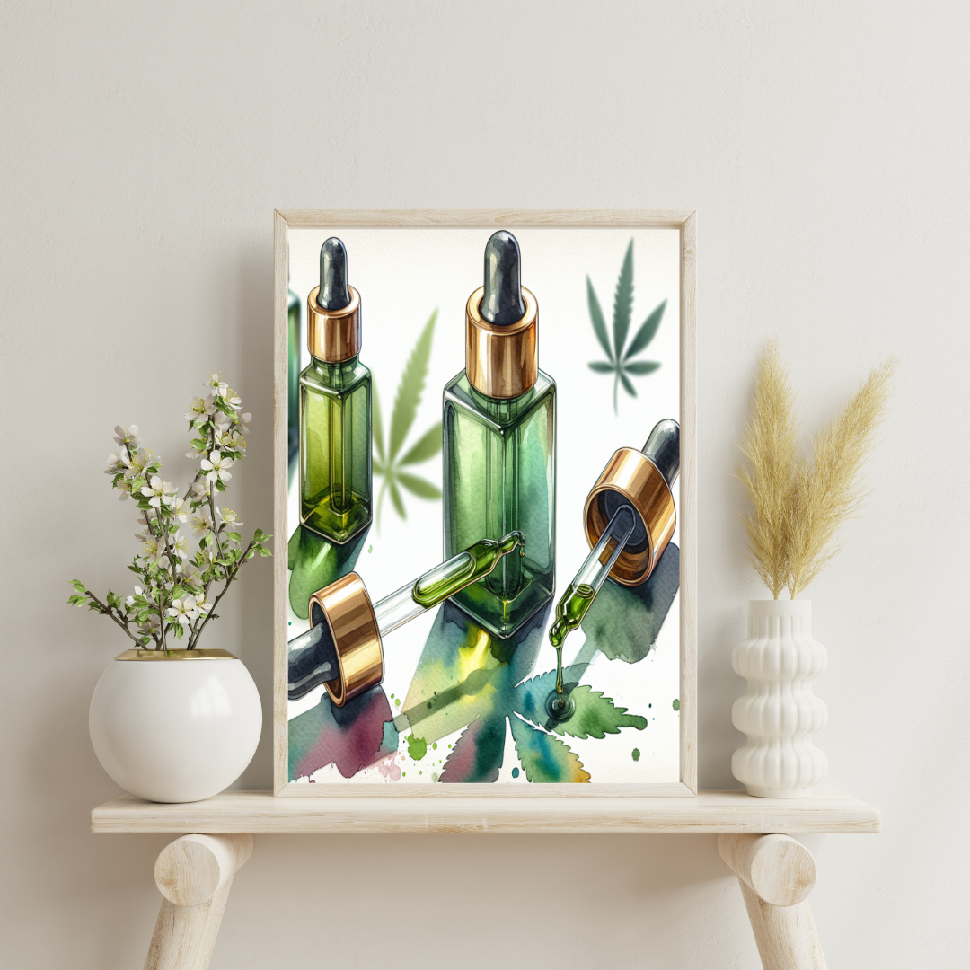 Cannabis Art Mockup 3