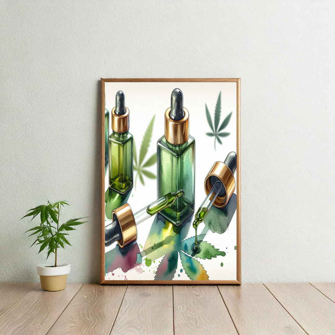 Cannabis Art Mockup 6