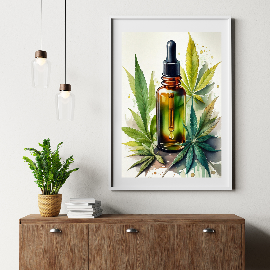 Cannabis Art Mockup 4