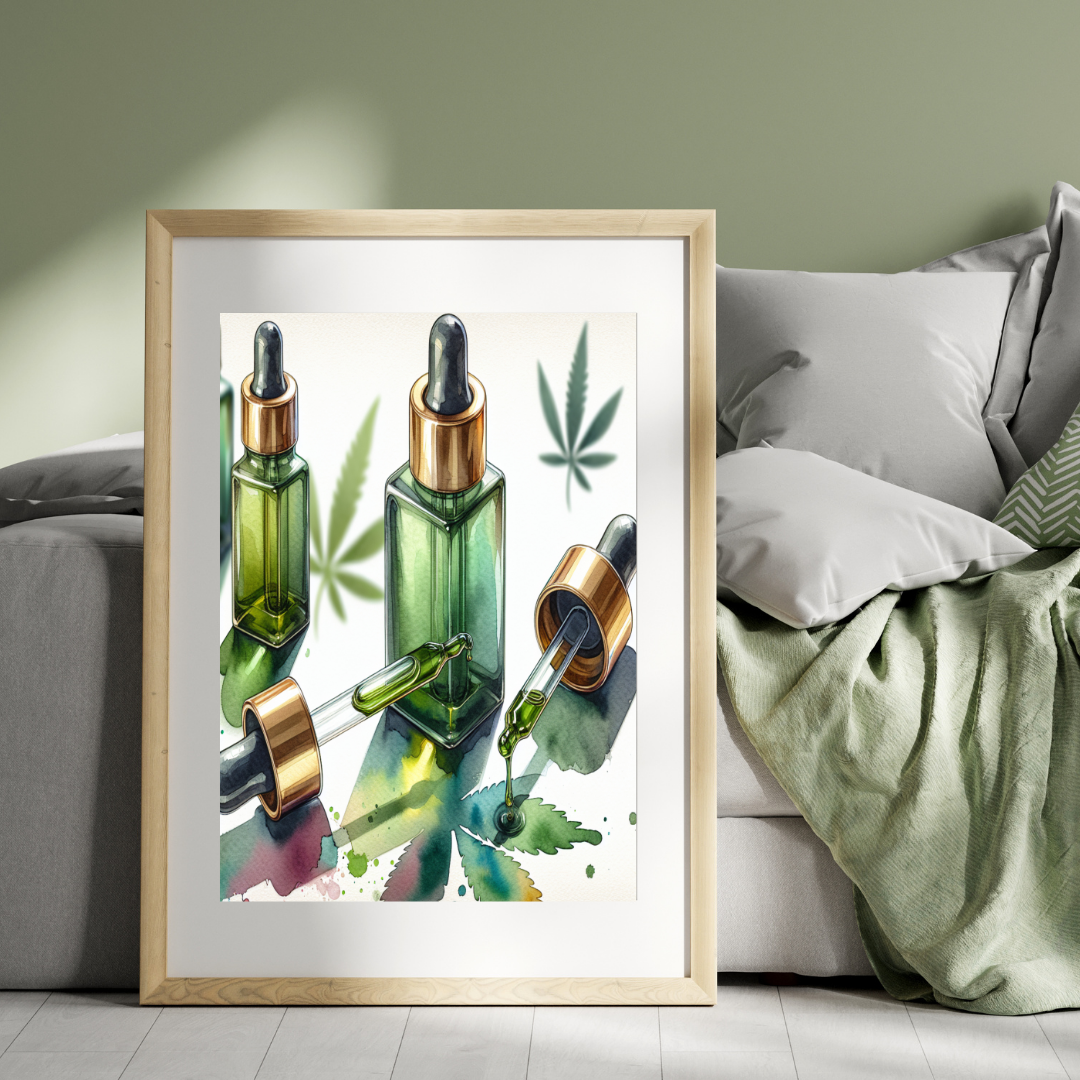 Cannabis Art Mockup 2