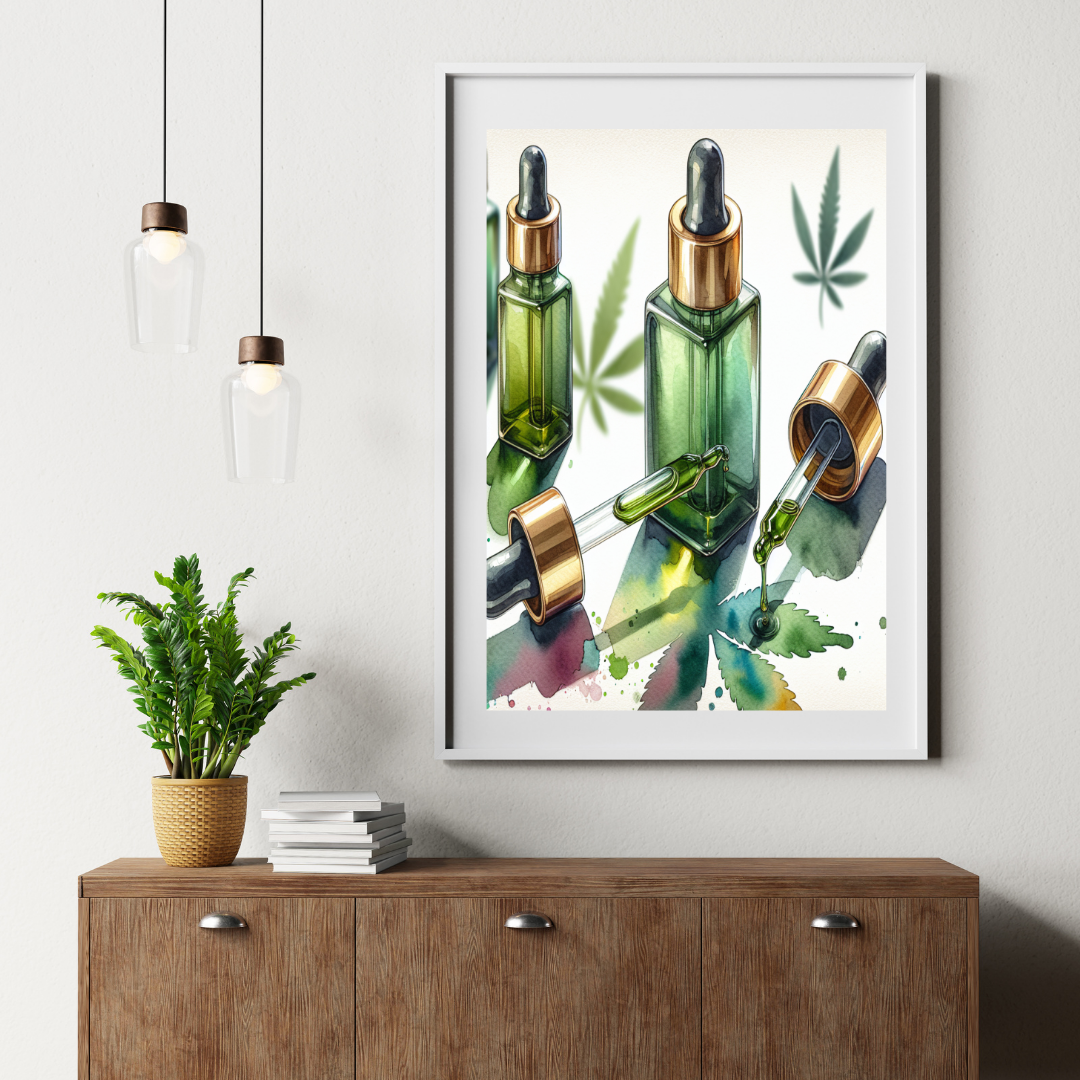 Cannabis Art Mockup 4