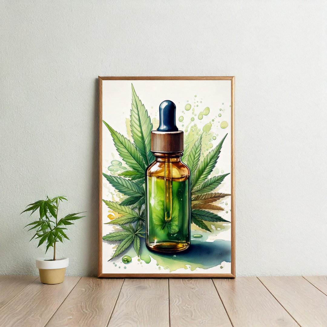 Cannabis Art Mockup 6