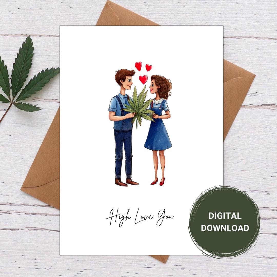 High love you Valentine&#39;s day card